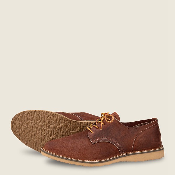 Red Wing Oxford Hombre Marrom - Weekender - Muleskinner Cuero - 576-DRUXYG